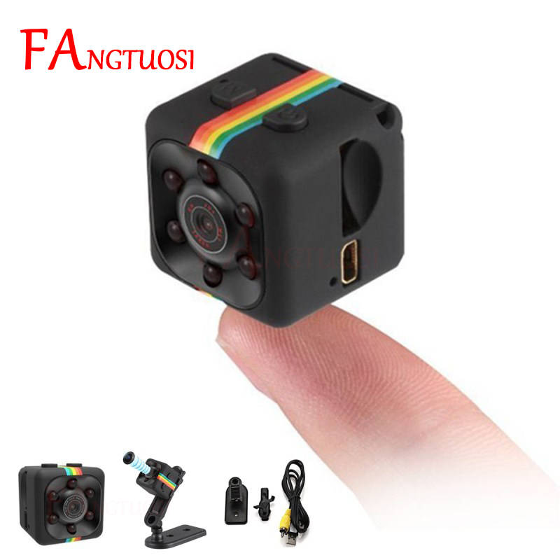 Мини HD камера FANGTUOSI SQ11, 1080p, датчик ночного зрения, видеорегистратор движения, цифровая микро камера, спортивный регистратор, маленькая видеокамера SQ11