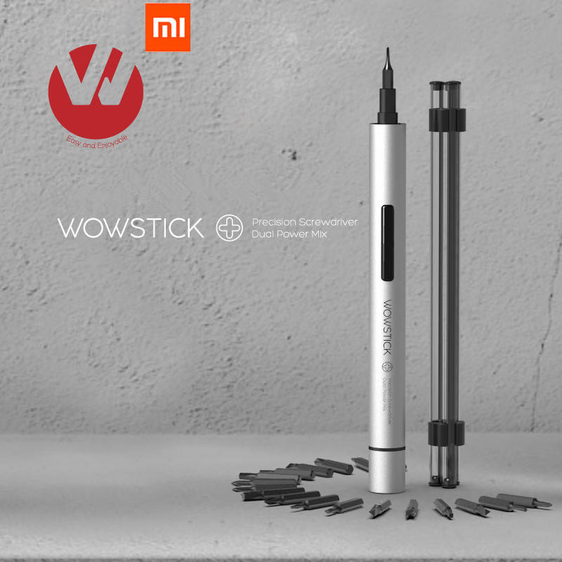 Оригинал XIAO mi jia Wowstick попробуйте 1 P + 19 в 1 электрическая отвертка беспроводная работа с mi home умный дом Комплект продукта