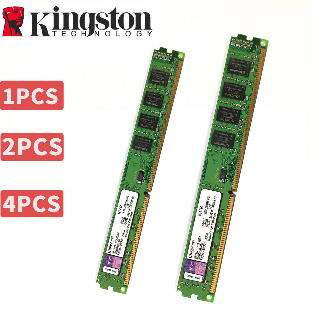 Kingston памяти ПК Оперативная память Memoria Модуль рабочего стола DDR2 DDR3 1 ГБ 2 ГБ 4 ГБ 8 ГБ PC2 PC3 667 мГц 800 мГц 800 1333 1600 1600 мГц 1333 мГц 8 г