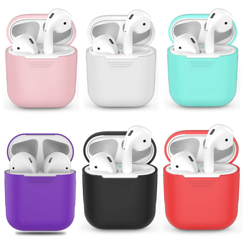 Мягкий силиконовый чехол для Apple Airpods противоударный чехол для Apple гарнитура для Airpods Чехлы ультра тонкие воздушные стручки протектор чехол