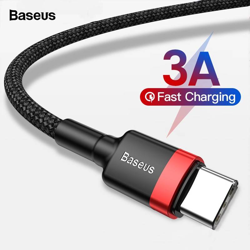 Baseus 3A Тип usb C кабель для huawei Коврики 20 Pro быстрой зарядки данных шнур USB-C Тип-c кабель для Samung S9 примечание 9 One plus 6 5 t