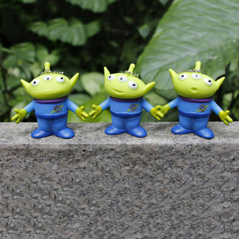 1 шт. Kawaii Toy Story фигурка инопланетянина игрушечные лошадки брелок фигурки пришельцев фигурку куклы аниме Brinquedos Дети для детей