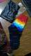 Для мужчин носки осень-зима модные 10 видов цветов ромбической градиент узор серии джентльмен тенденция Happy хлопок большой Размеры экипажа носки F247