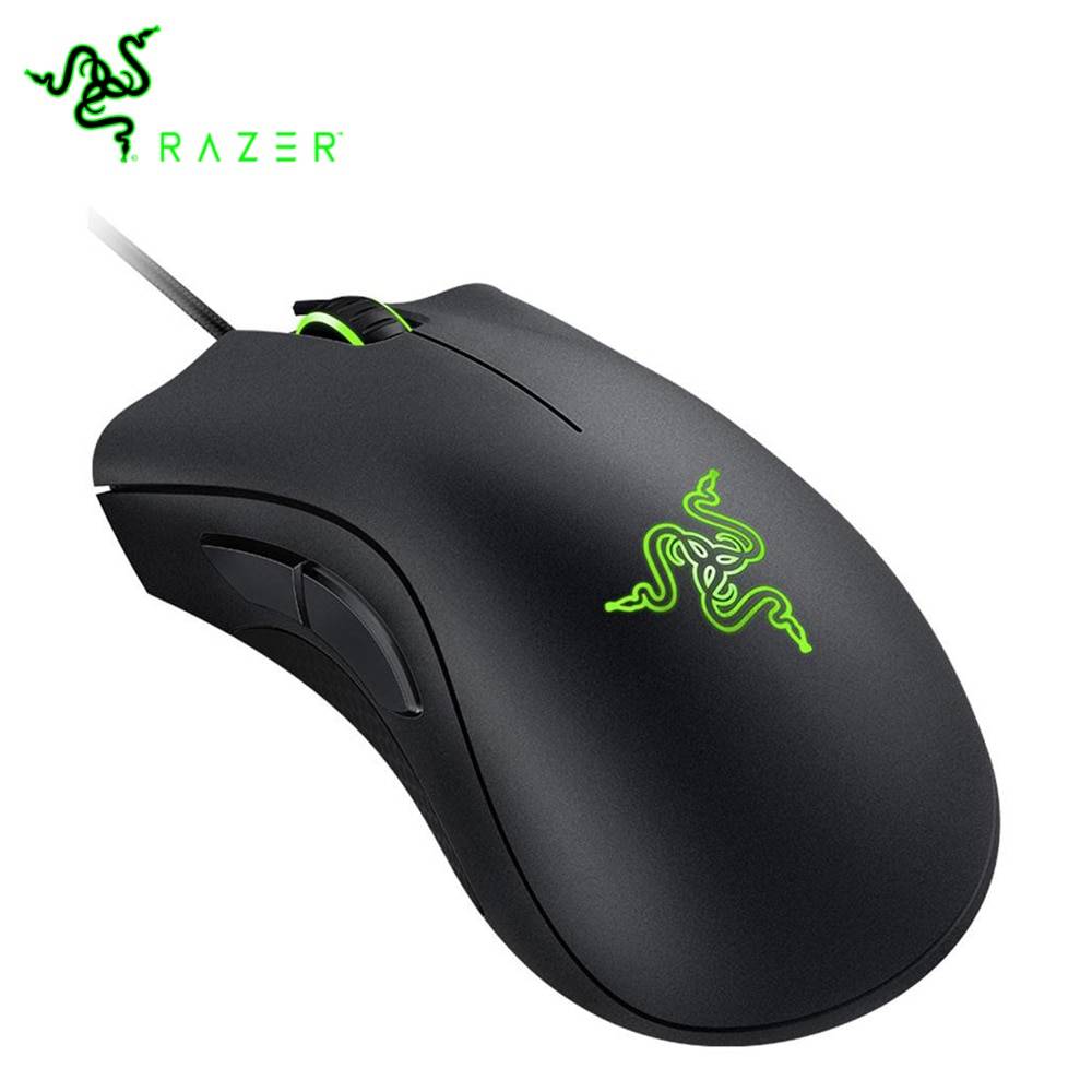 Имеются на складе! Razer DeathAdder незаменимая эргономичная профессиональная проводная мышь 6400 dpi оптический датчик для компьютера ноутбука ПК мыши