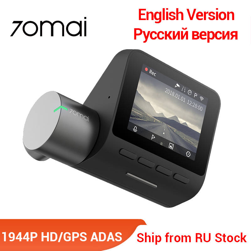 70mai Pro Dash Cam английский голосовой контроль умный Автомобильный dvr 1944PHD Dash Автомобильная камера парковочный монитор 140 FOV ночная версия