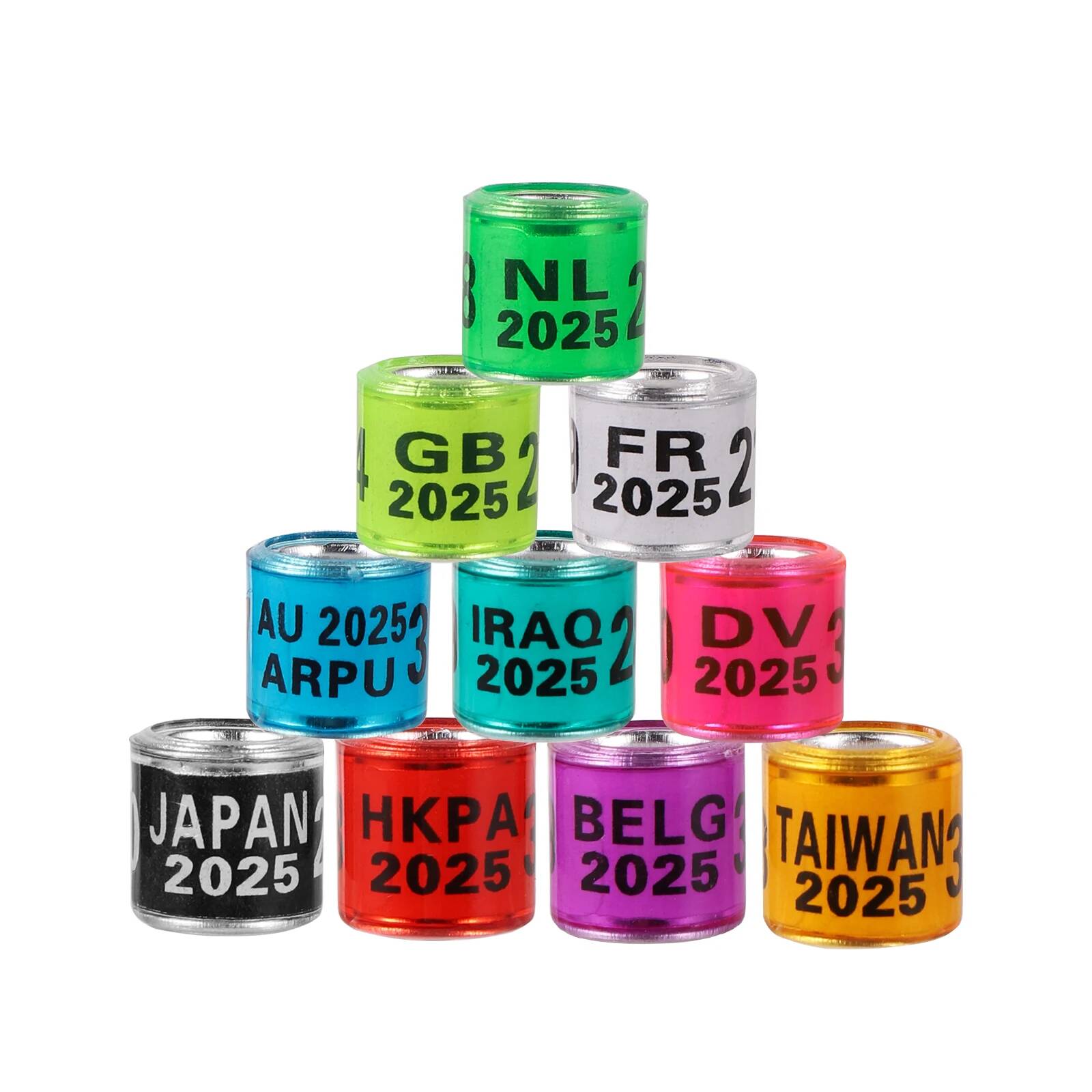 Кольца для голубей Adhere To Fly 100 шт