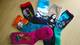 Новый 3D Ретро картин носки унисекс Для женщин Для мужчин Забавный Новинка Звездная ночь винтажные носки горячая SK02-08