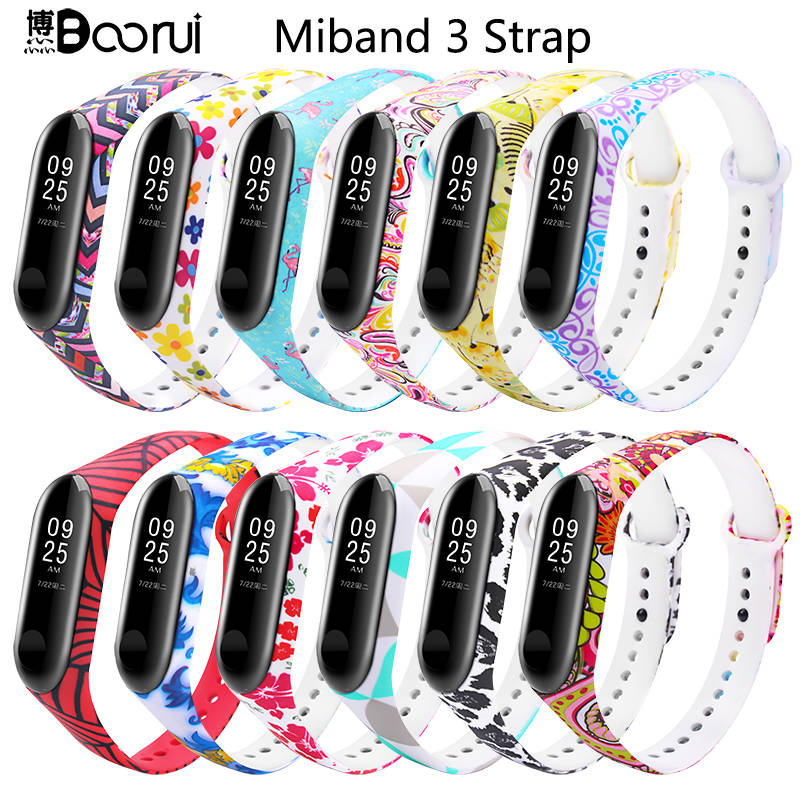 BOORUI Новый ремешок Miband 3 pulsera удобный mi band 3 ремешок различные умные аксессуары ремешок для xiaomi mi band 3 браслет