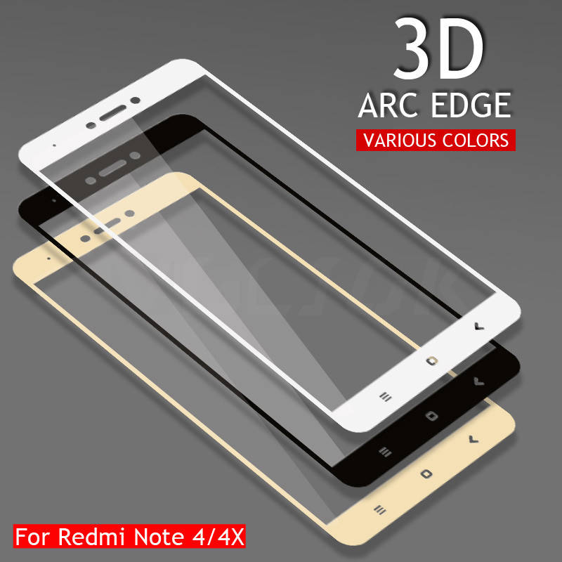 3D полное покрытие из закаленного стекла на для Xiaomi Redmi Note 4 4X Redmi Note 4X Pro Note 4 глобальная Версия защитная пленка для экрана