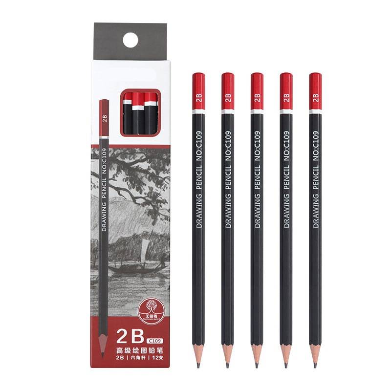 Карандаш для эскизов HB 2B 3B 4B 5B 6B 8B 10B 2 H 3 H мягкий средней жесткости углерода ручки для офиса школы карандаши для рисования
