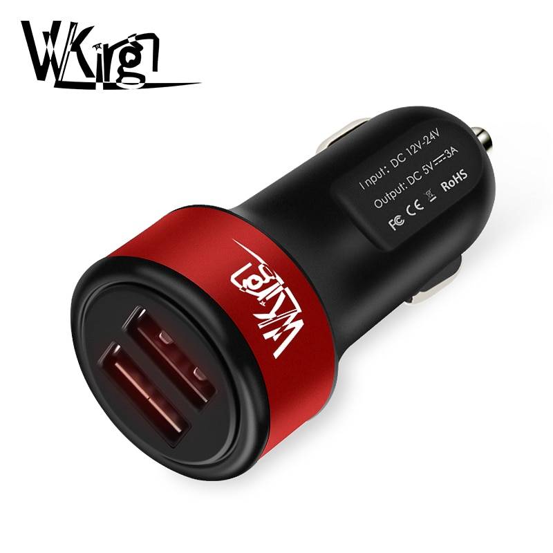 VVKing 3.0A Max Dual USB умный выход Автомобильное зарядное устройство Универсальный телефон USB Автомобильное зарядное устройство для Xiaomi iPhone samsung IPad LG и т. д.