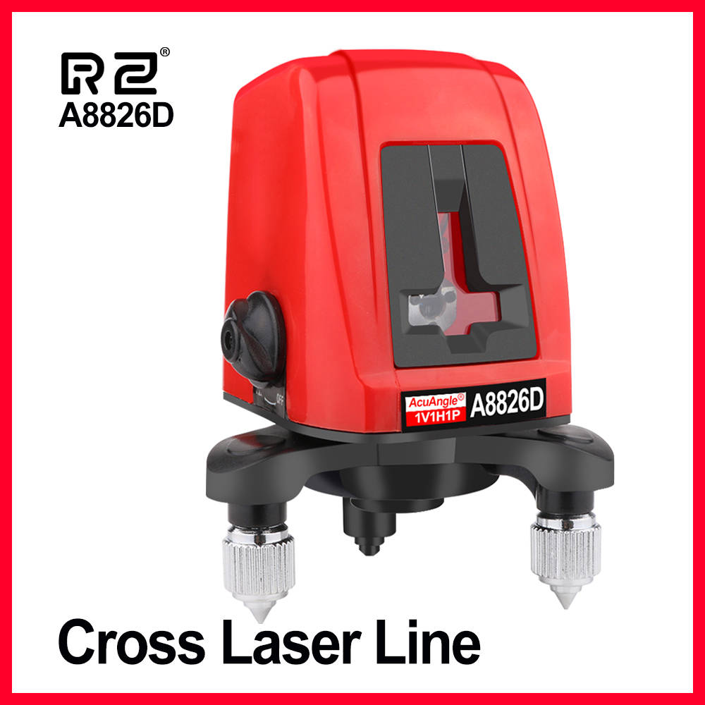 RZ новые лазерные нивелиры 360 лазерные 3D самостоятельные 2 Линейные лазеры горизонтальные вертикальные A8826D штатив мини-уровни