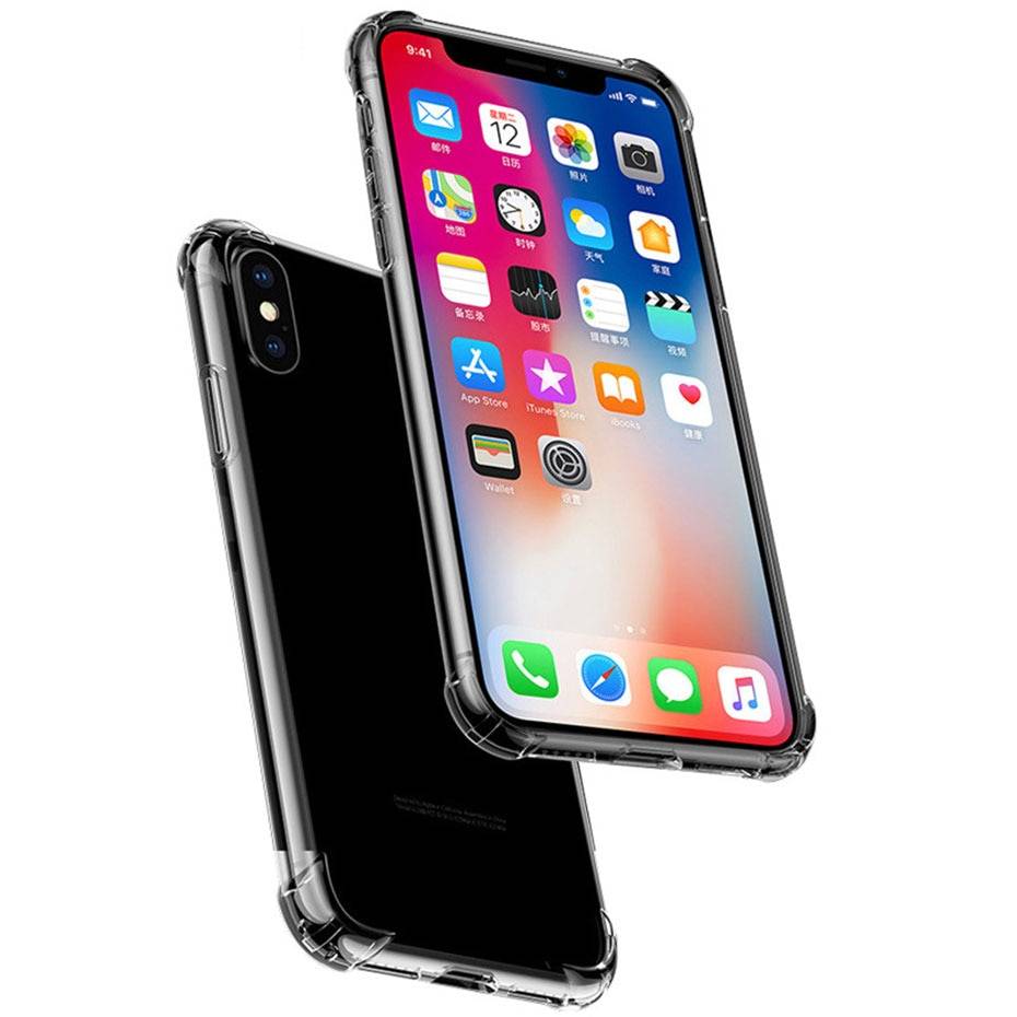 YWEWBJH прозрачный силиконовый мягкий ТПУ чехол для iPhone 7 7 плюс 8 8 X XS MAX XR Прозрачный чехол для iPhone 5 5S SE 6 6s 6s плюс 6s плюс