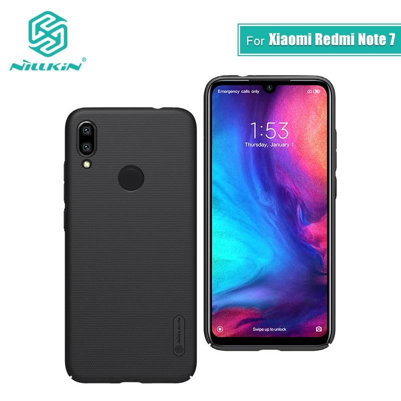 Redmi note 7 Чехол 6,3 ''NILLKIN матовый PC матовый жесткий чехол для телефона в подарок держатель для Xiaomi redmi note 7 pro 7 S Чехол