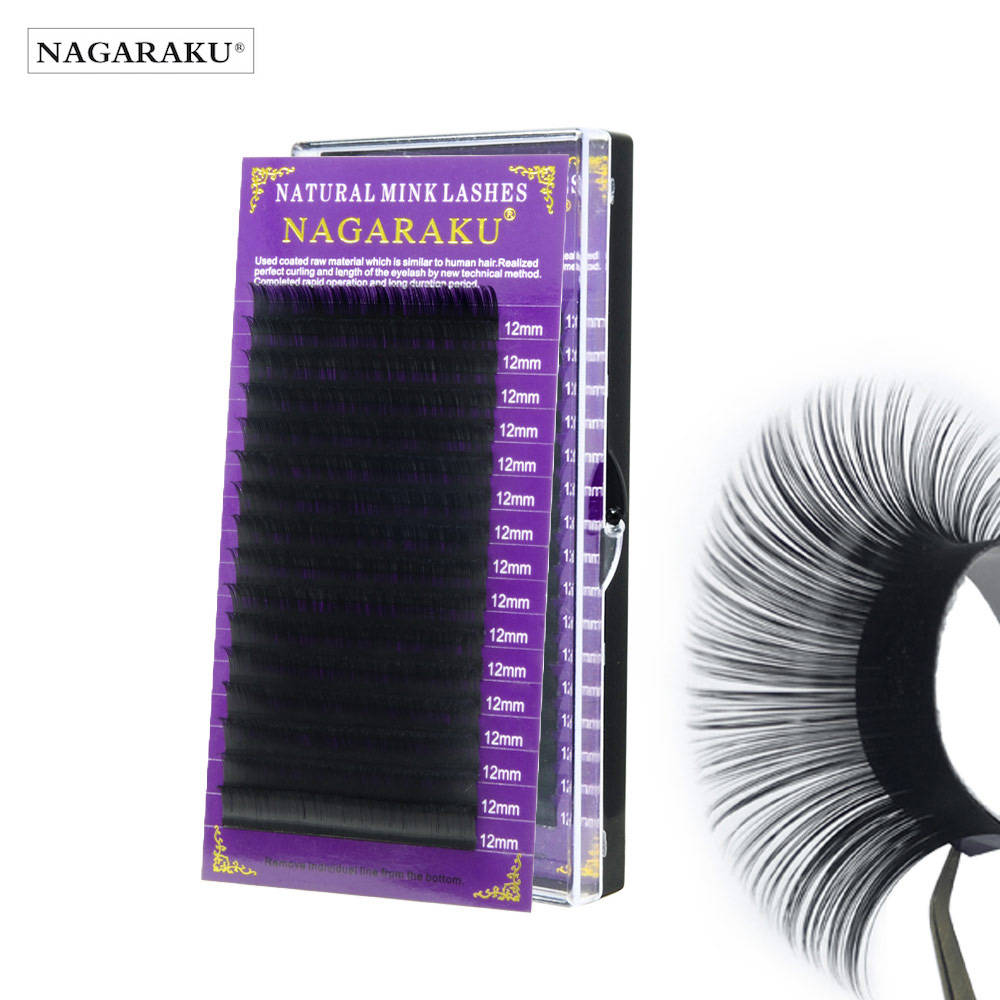 Nagaraku норковые ресницы Maquillaje наращивание ресниц макияж Индивидуальные ресницы высокого качества натуральные мягкие ресницы Искусственный фарет