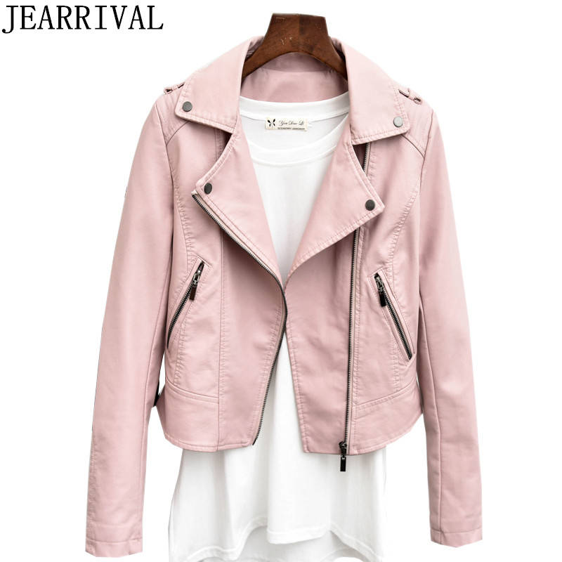 Весенняя Новинка, куртка из искусственной кожи, женская модная мягкая куртка на молнии, мотоциклетная короткая куртка из искусственной кожи, женское базовое уличное пальто