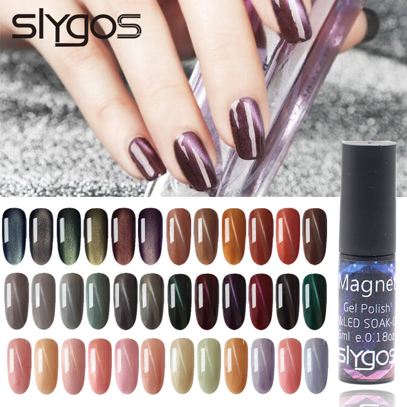 SLYGOS портативный 6 мл 3D магнитный лак для ногтей с эффектом «кошачий глаз» отмачиваемый УФ-Гель-лак в форме губной помады лак для маникюра Лак для ногтей