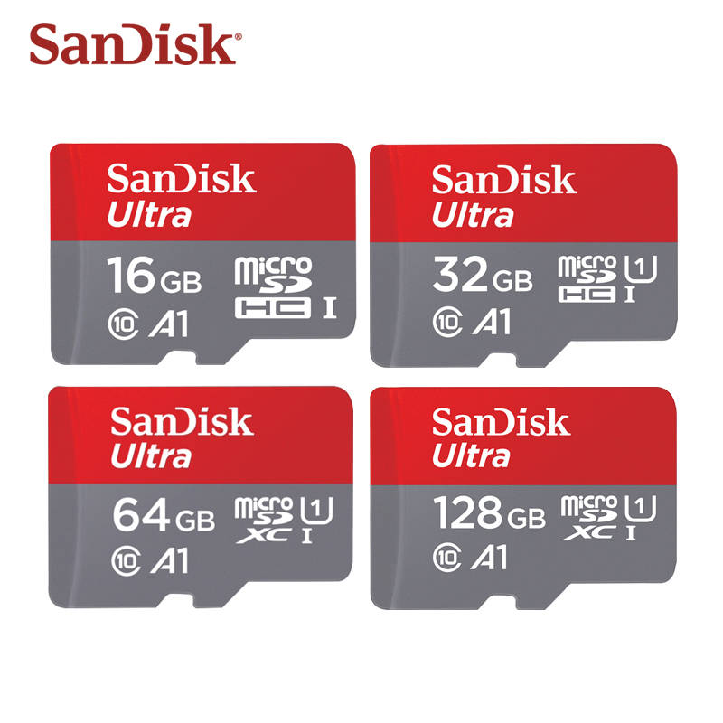 Sandisk A1 слот для карт памяти micro sd класса 10 16 Гб оперативной памяти, 32 Гб встроенной памяти SDHC tf карты 100 МБ/с. cartao de карты памяти 64 Гб micro sd 128 Карта SDXC