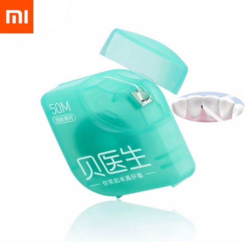 Оригинальный Xiaomi Mijia Doctor Bay стоматологический Foss портативный зубочистки зубов палка уход за полостью рта Дизайн 50 м/коробка для мужчин семья