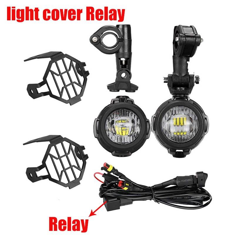 Передние противотуманные фары для BMW R1200GS, светодиодные фасветильник дальнего света для BMW R 1200 GS Adventure LC 2014 2015 2016, запчасти для мотоциклов