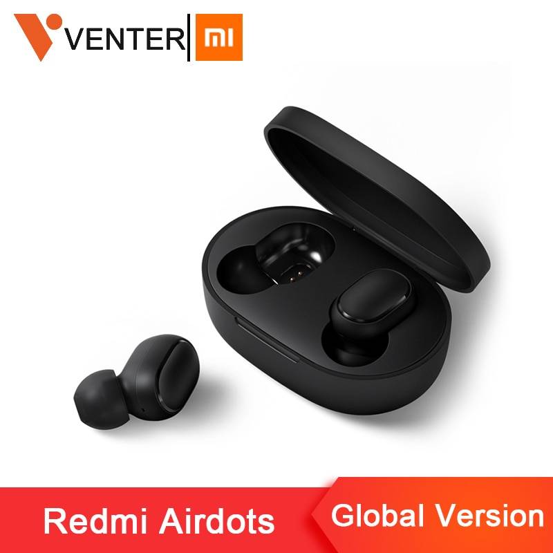 В наличии оригинальные Xiaomi Redmi Airdots TWS беспроводные Bluetooth наушники стерео бас Bluetooth 5,0 с микрофоном громкой связи с управлением AI