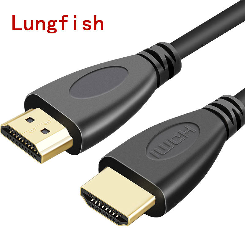 Высокоскоростной кабель Lungfish HDMI 0,3 м 1 м 1,5 м 2 м 3 м 5 м 7,5 м 10 м 15 м видео кабели 1,4 1080 P 3D позолоченный кабель для HDTV xbox PS3