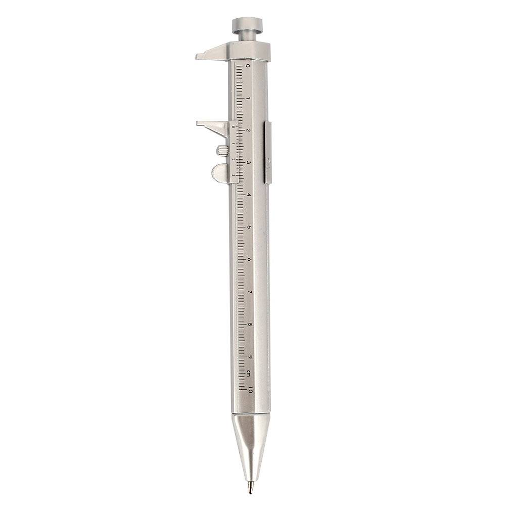 Многофункциональная ручка с гелевыми чернилами 0,5 мм, штангенциркуль, шариковая ручка, канцелярская шариковая ручка, 2 цвета, Прямая поставка