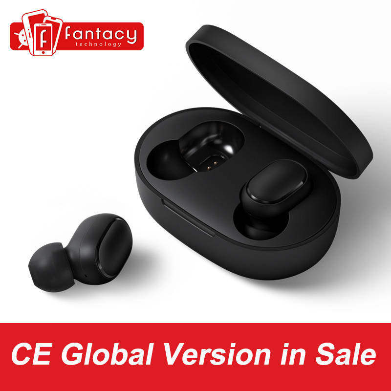 В наличии Xiaomi Redmi Airdots TWS Bluetooth наушники стерео бас Bluetooth 5,0 Eeadphones с микрофоном свободные Наушники управление AI