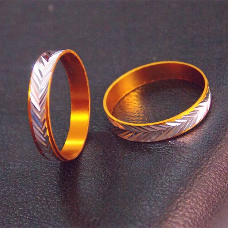 Классическое простое модное тонкое узкое титановое кольцо серебряное/золотое кольцо Мужские и женские модели обручальное кольцо с геометрическим хвостом