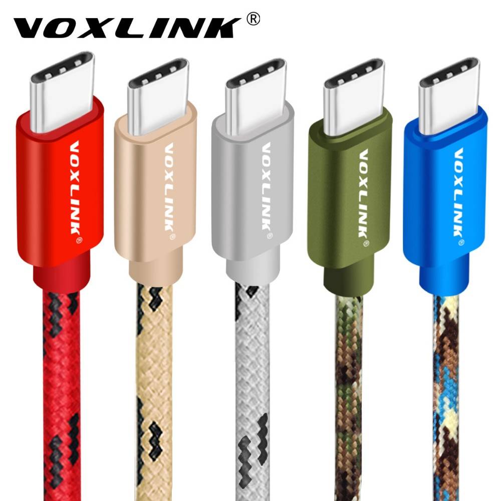 VOXLINK usb type C Быстрая зарядка usb c кабель type-c кабель для передачи данных зарядное устройство для samsung S8 S9 Note 9 8 Xiaomi mi8 mi6 зарядный кабель