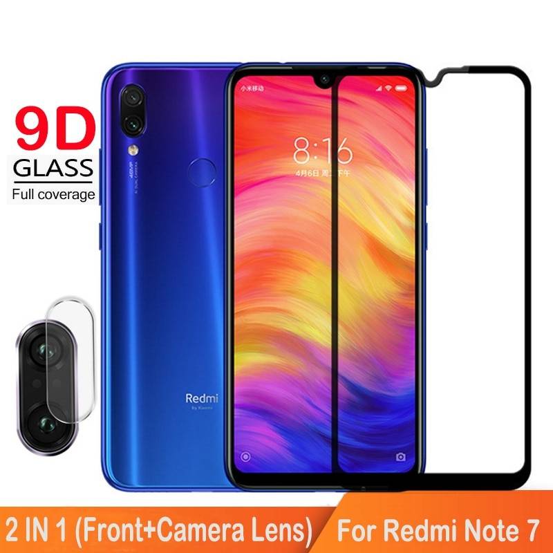 9D Покрытие Закаленное стекло для Xiaom Redmi Note 7 7pro Защита камеры для xiomi Redmi 7 Защитное стекло для Redmi Note 7