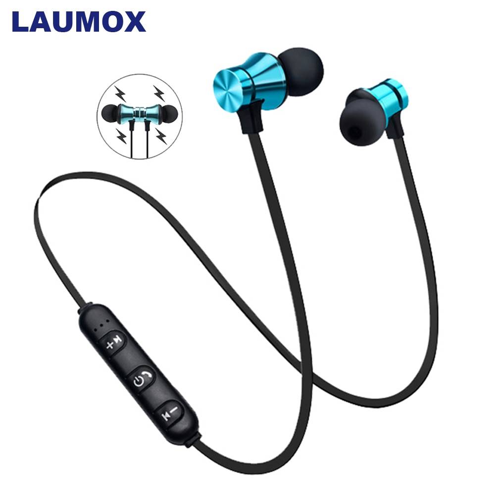 LAUMOX магнитные музыкальные bluetooth-наушники 4,2 XT11 спортивный нашейный беспроводной гарнитура Водонепроницаемый с микрофоном для наушники Xiaomi