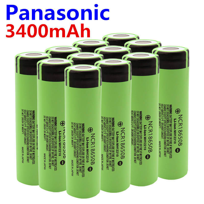 2-20 шт Panasonic Оригинальный NCR18650B 3,7 v 3400mah 18650 литиевая аккумуляторная батарея для фонариков