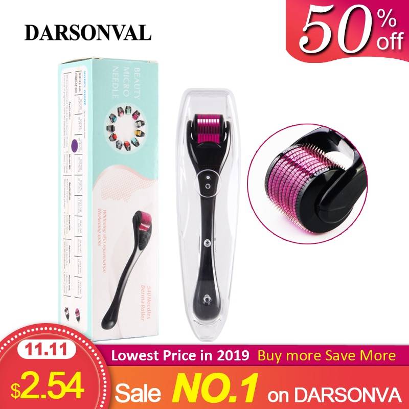 DARSONVAL DRS 540 Дерма ролик микро титановые иглы микроиглы мезороллер машина для ухода за кожей и тела