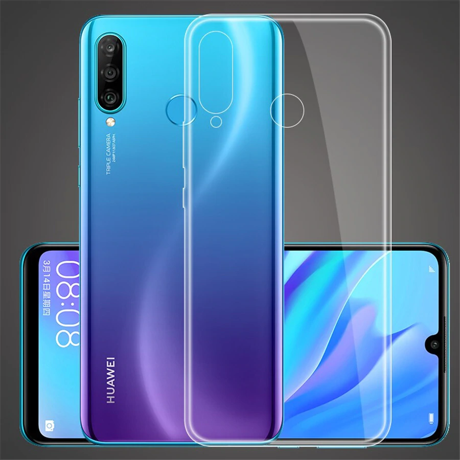 Прозрачный чехол из ТПУ для Huawei P20 P30 Mate 20 10 Lite Y6 Y7 Y9 2019 P40, чехол для Huawei Honor 10i 20i 8X 30S 9A
