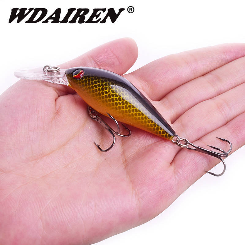 WDAIREN новая приманка для рыбалки 80 мм 8,6 г блесна воблеры окунь плавающая искусственная твердая приманка для ловли карпа