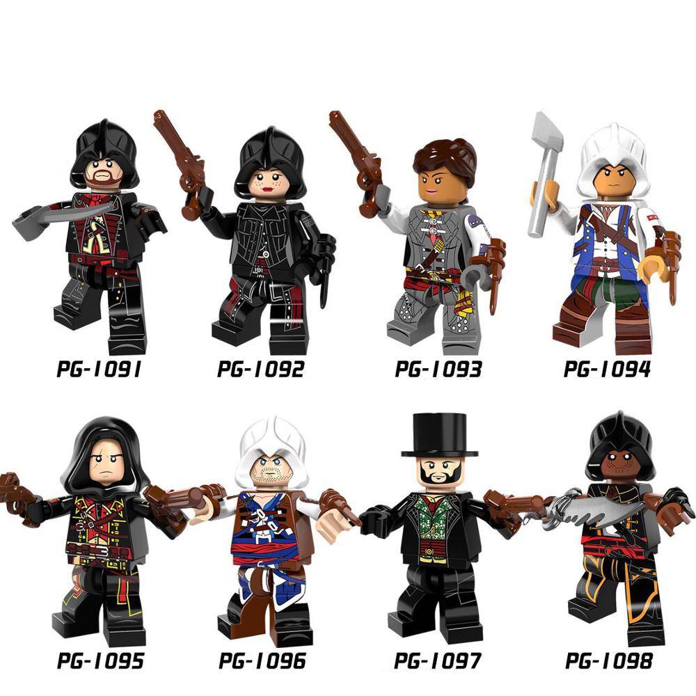 Legoings Pingo кирпичи PG8086 Assassin письмо состояние серии в сборе мандарин януо Ai Fu Лин Коннер Ши мешок