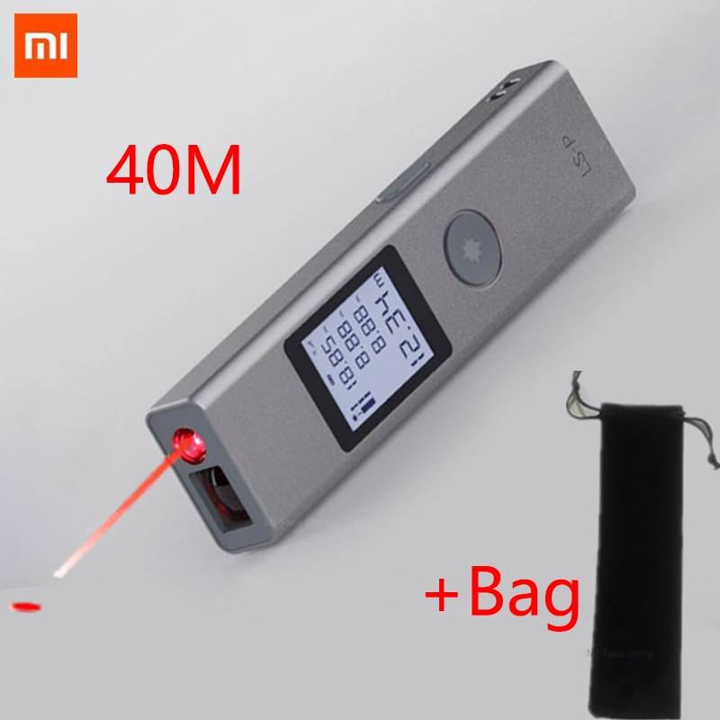 Новый в наличии Xiaomi Duka 40 м лазерный дальномер LS-P USB флэш зарядка дальномер высокая точность измерения дальномер