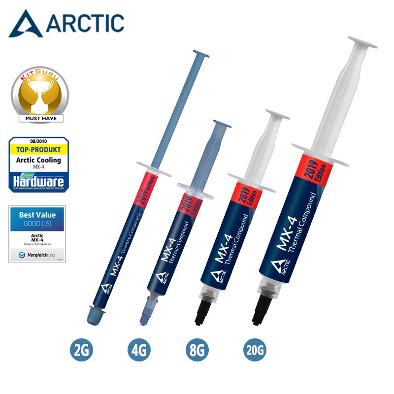 ARCTIC MX-4 2g 4g 8g 20g  процессор процессорный кулер охлаждающий вентилятор Тепловая паста смазка 8,5 w/(mk) теплопроводная