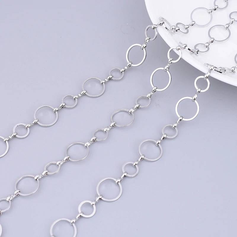 Аксессуары для ожерелья металлическая цепочка ручной работы медные позолоченные сумки для одежды женские аксессуары для изготовления ожерелья россыпью