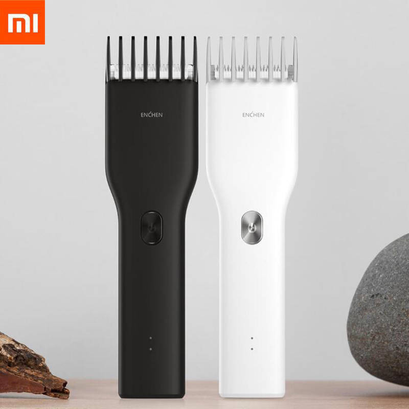 В наличии Xiaomi Enchen Boost USB электрическая машинка для стрижки волос двухскоростная керамическая машинка для стрижки волос быстрая зарядка триммер для волос для детей