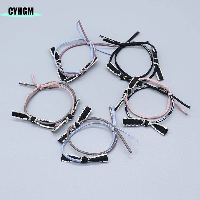 Эластичные резинки для волос для девочек, кавайные резинки для волос, украшение в винтажном цветочном стиле, satynowa gumka bloem haar, аксессуары для волос, бренд G019