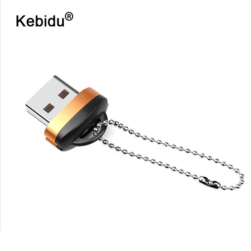 Kebidu высокоскоростной USB2.0 кардридер мини USB TF карта адаптер для microSD карты памяти для ПК компьютера Настольный лэптоп ноутбуки