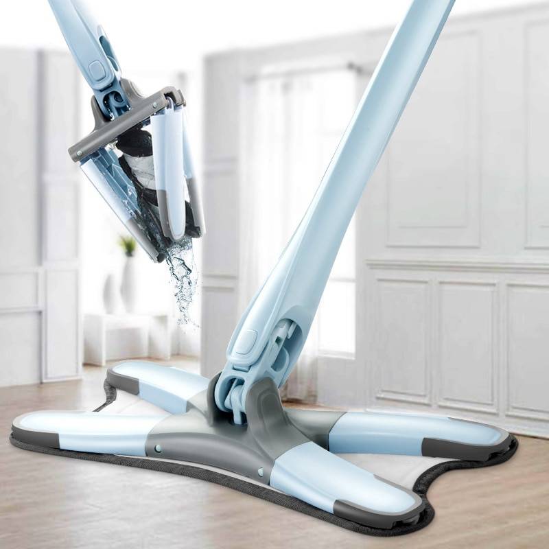 X-type напольная швабра с плоским шваброй 360 градусов для деревянной керамической плитки инструмент для домашней уборки бытовой с многоразовыми прокладками из микрофибры ленивая Швабра