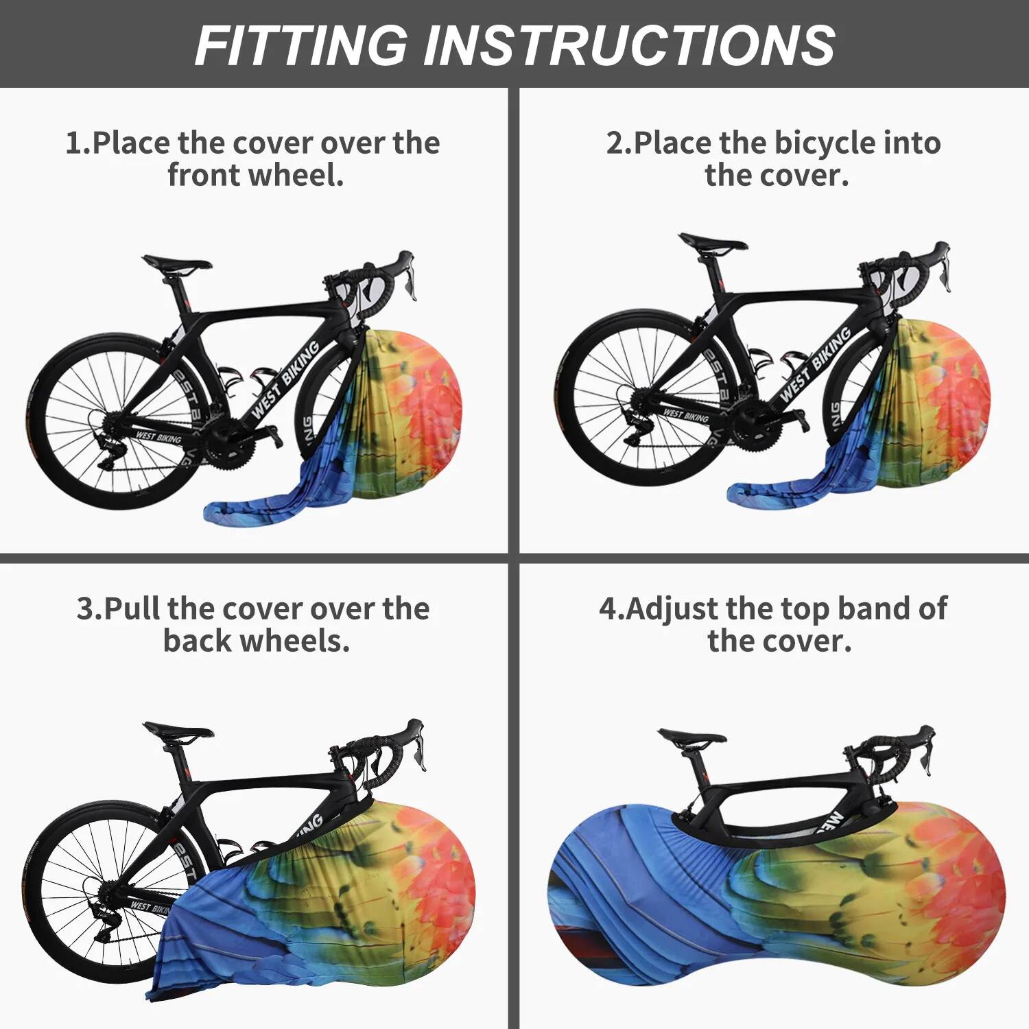 Чехол для велосипеда West Biking YP0719219/225/233/234/257/258