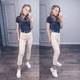 BGTEEVER весна осень женские вельветовые брюки модные с высокой талией женские прямые брюки уличная одежда женские брюки капри 2020