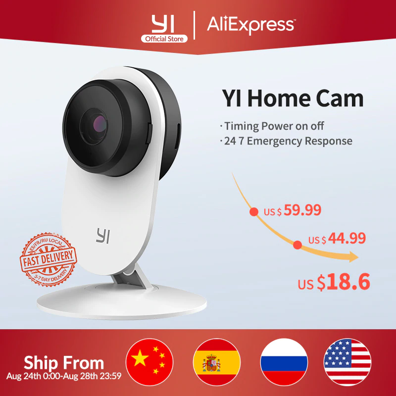 YI домашняя камера 3 1080P HD AI на основе смарт-камеры безопасности Беспроводная ip-камера ночного видения офисная Версия ЕС Android YI Cloud