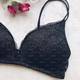 Женский бюстгальтер, сексуальный кружевной бюстгальтер, Цветочный, беспроводной бюстгальтер, женское нижнее белье, чашка A B, сексуальное нижнее белье, мягкий однотонный бюстгальтер 32-38, бюстгальтер