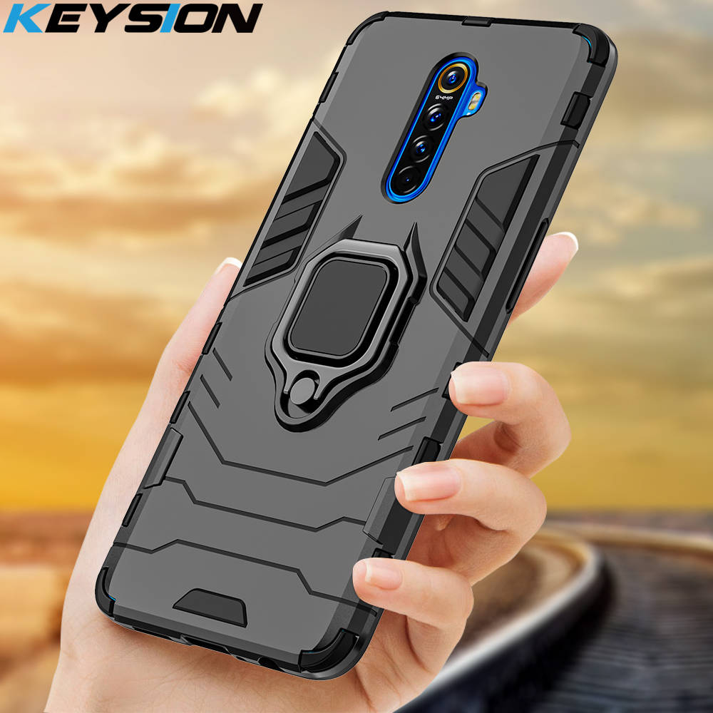 Ударопрочный чехол KEYSION для Realme X2 Pro XT 5 Pro 3 X50 C2, задняя крышка для телефона OPPO F11 Pro A9 A5 2020 Reno 3 2 Reno Z K1 A1K