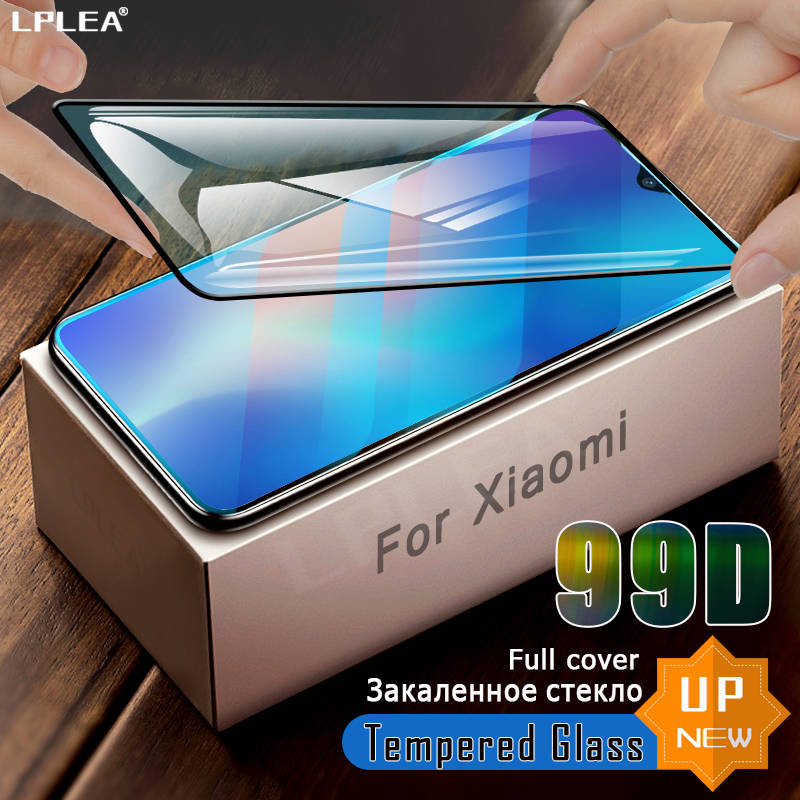99D Полное покрытие экрана протектор стекло для Xiaomi mi 9 se 8 Lite закаленное стекло для mi 9T Pro A1 A3 Redmi 7A Note 8 9S 9 Pro пленка